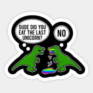 Who eat the Last Dinosaur Sticker